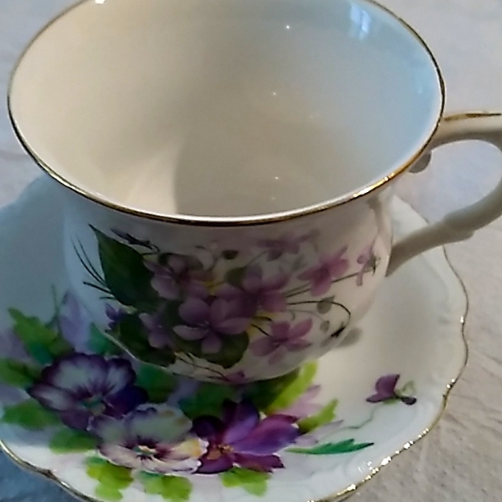 Antique teacup and saucer
